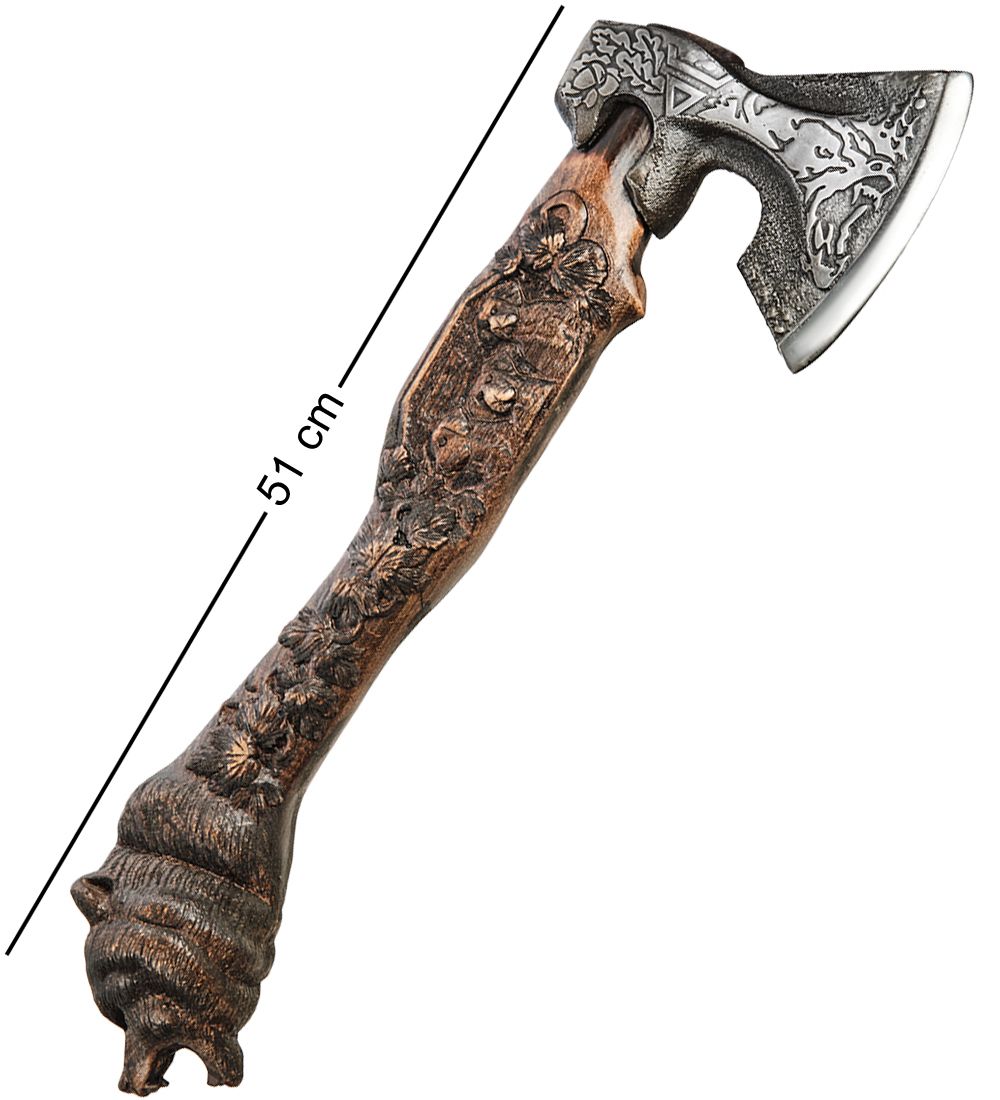 TP-27 Топор большой с объемной резьбой «Хозяин леса»