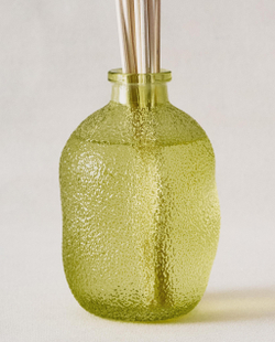 Zara Home Аромадиффузор Lime & Peppermint 435 мл, тростниковые палочки микадо, аромат свежий цитрусовый, Горчичный