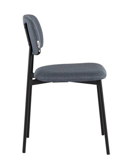 Стул Майло рогожка серо-синий