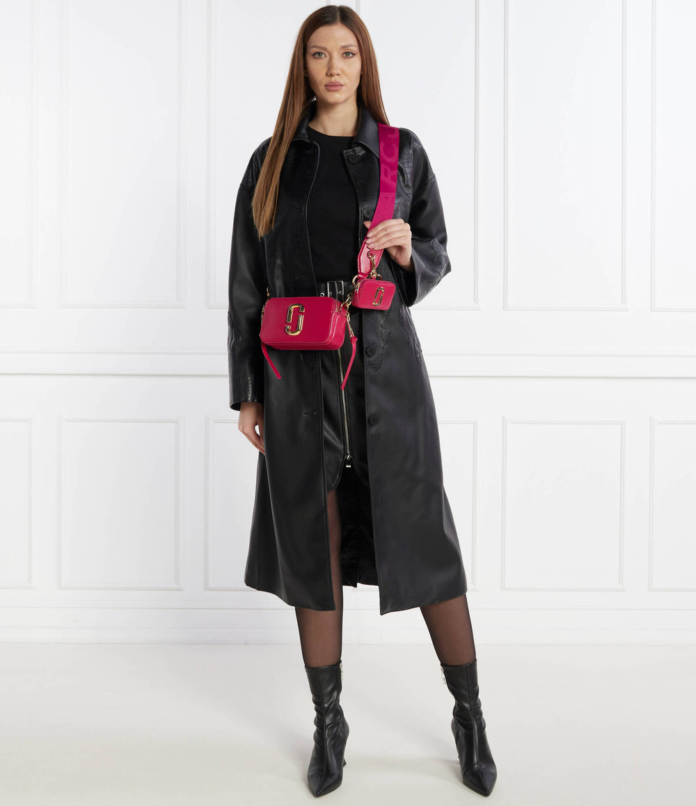 Кожаная сумка через плечо + поясная сумка The snapshot Marc Jacobs - фуксия(2P3HCR015H01)
