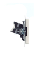 BRITE Розетка компьютерная RJ45 кат.5E РК10-БрЖ жемчуг IEK