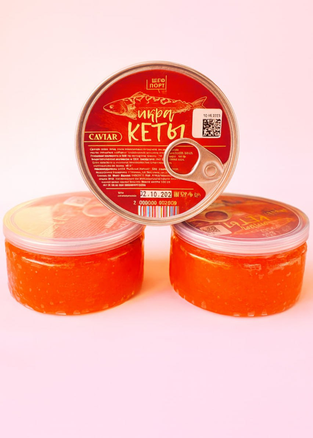 Икра кеты пл.б. 200 гр