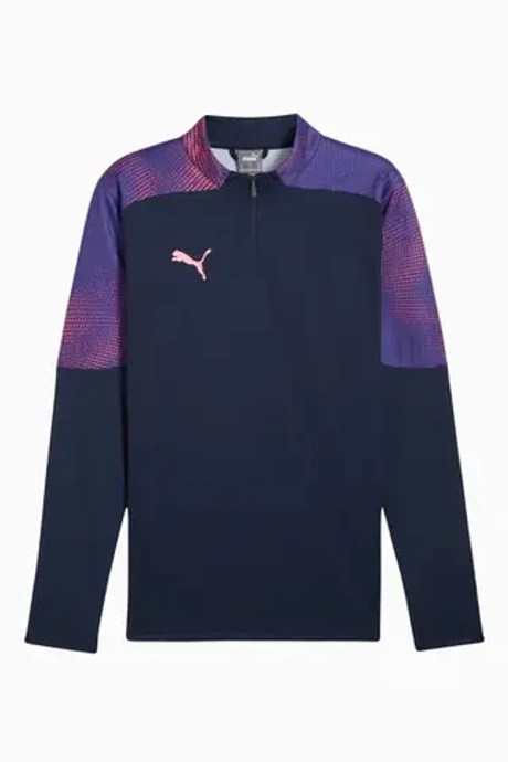 Кофта Puma IndividualFINAL Top 1/4 Zip - темно-синий