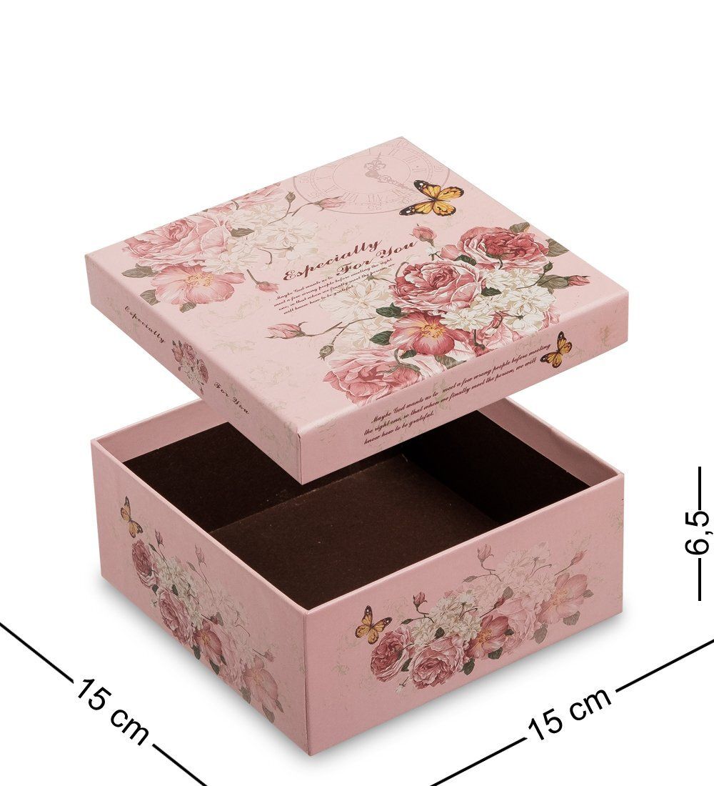 WG-20/1-A Коробка подарочная «Квадрат» цв.розовый