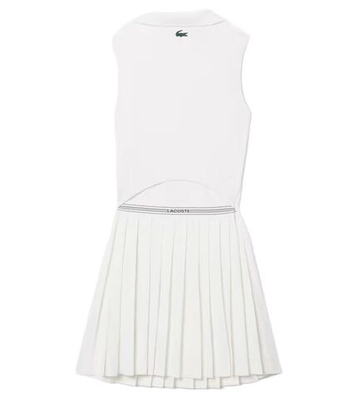 Теннисное платье Lacoste Ultra Dry Tennis Heritage with Liner - white