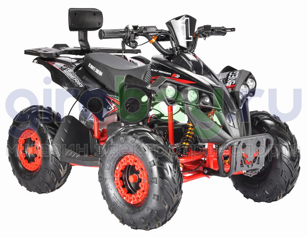 Электроквадроцикл WHITE SIBERIA SNEG R 1500w (48V/12Ah 0.15) 0.2 фото 4 фото №6