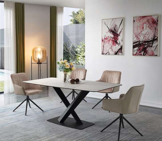 Стол Laurel 180х90 см белая керамика