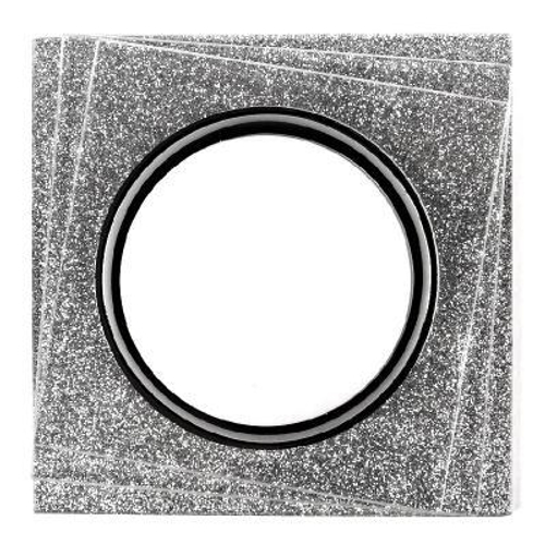 Светильник GCL-GX53-H38 Квадрат 3-х уровневый Серебряный Блеск