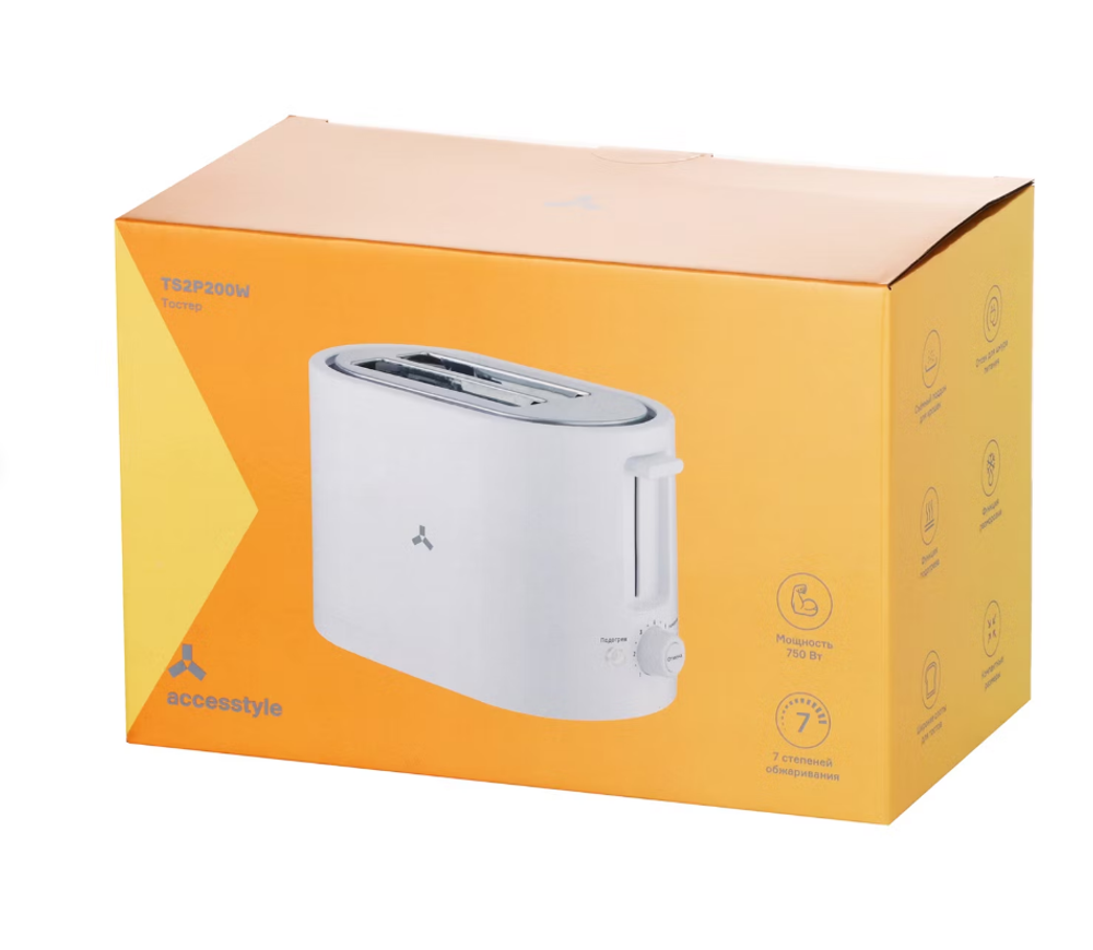 Тостер Accesstyle TS2P200W (q)