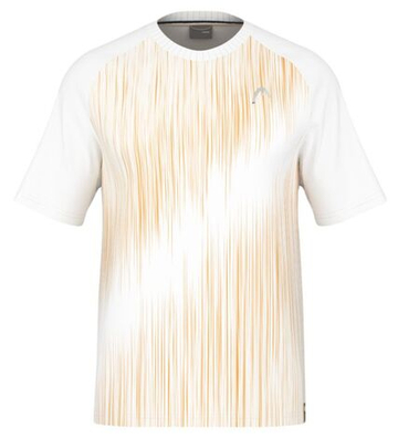 Мужская теннисная футболка Head Performance T-Shirt - принт перф/белый