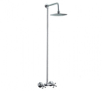 Душевая система 1/2 кер F2308 FRAP лейка "Тропич. душ" (D200мм, хром, силумин)