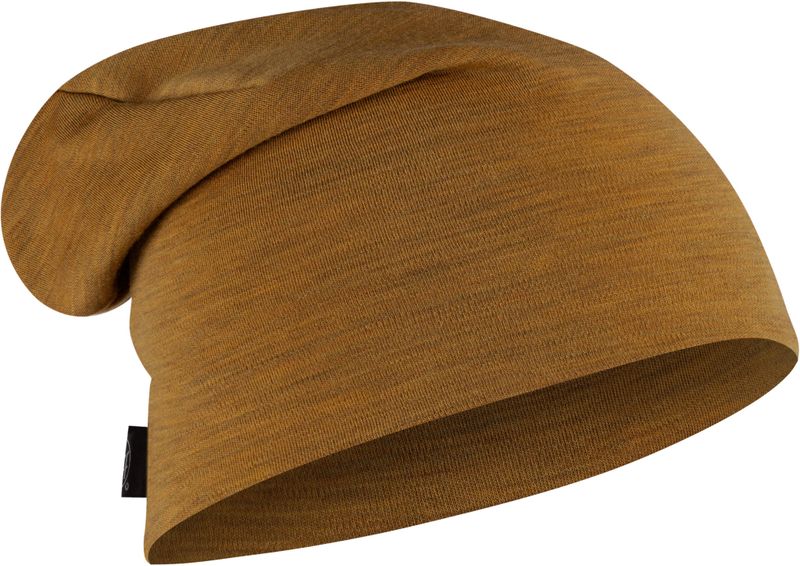 Теплая шерстяная шапка-бини Buff Hat Wool Heavyweight Solid Mustard Фото 10
