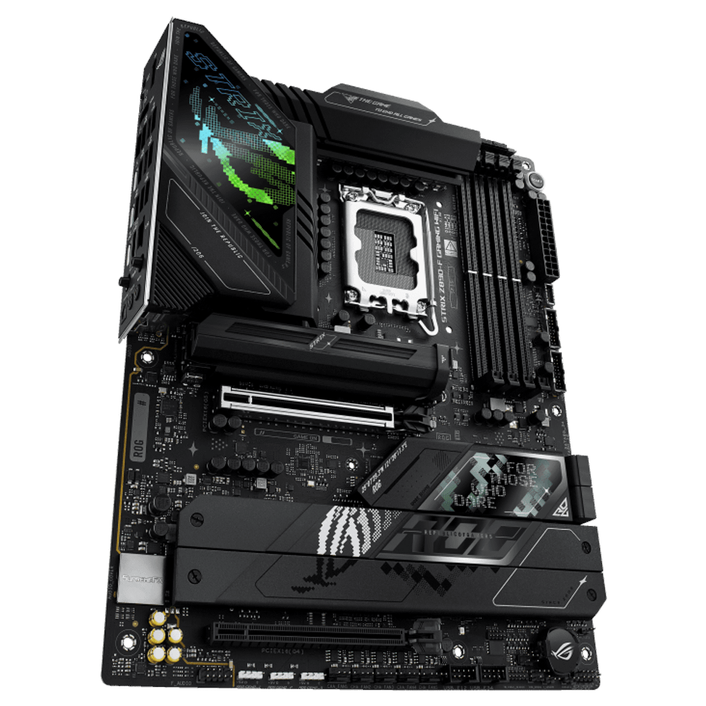 Материнская плата ASUS ROG STRIX Z890-F GAMING WIFI, LGA1851 Z890 4xDDR5 4xSATA3 5xM.2 HDMI DP ATX