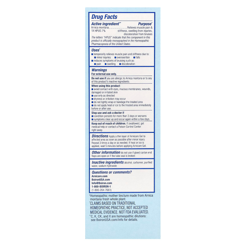 Boiron, Arnicare, обезболивающий гель, без отдушек, 120 г (4,2 унции)