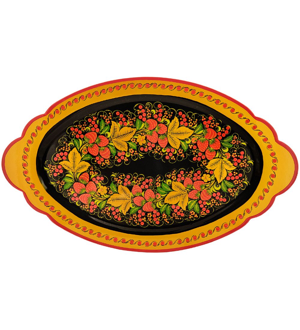 ХЛ-066/2 Набор д/шампанского «Встреча» (Хохлома)