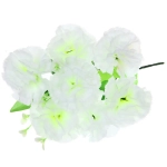 Искусственные цветы «Букет Гвоздик» 34см 7цветков белые