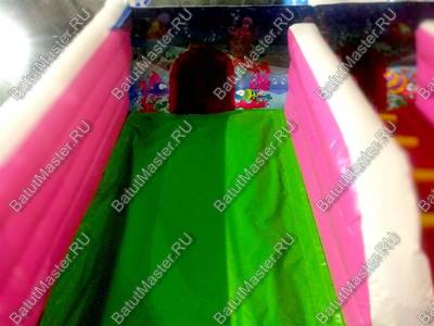 Батут с горкой "В гостях у моря" 12*6*6 м