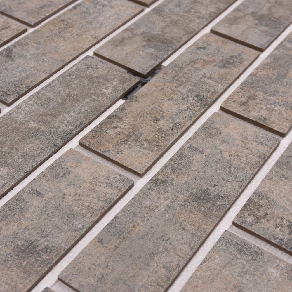Клинкерная термопанель ППС Beryoza Ceramica Brick Wall Табачный 1040х510 мм