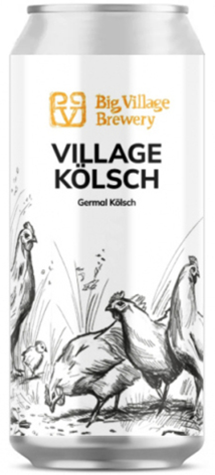 Пиво Биг Вилладж Вилладж Кёльш / Big Village Village Kolsch 0.45 - банка