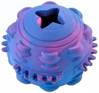 Mr.Kranch Игрушка Мяч для собак, резиновая, разноцветная, 8 см