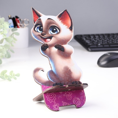 Подставка под телефон Кошка