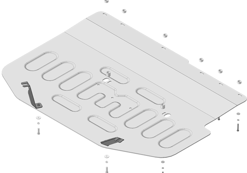 Защита алюминиевая для Voyah Dream MOTODOR.348609