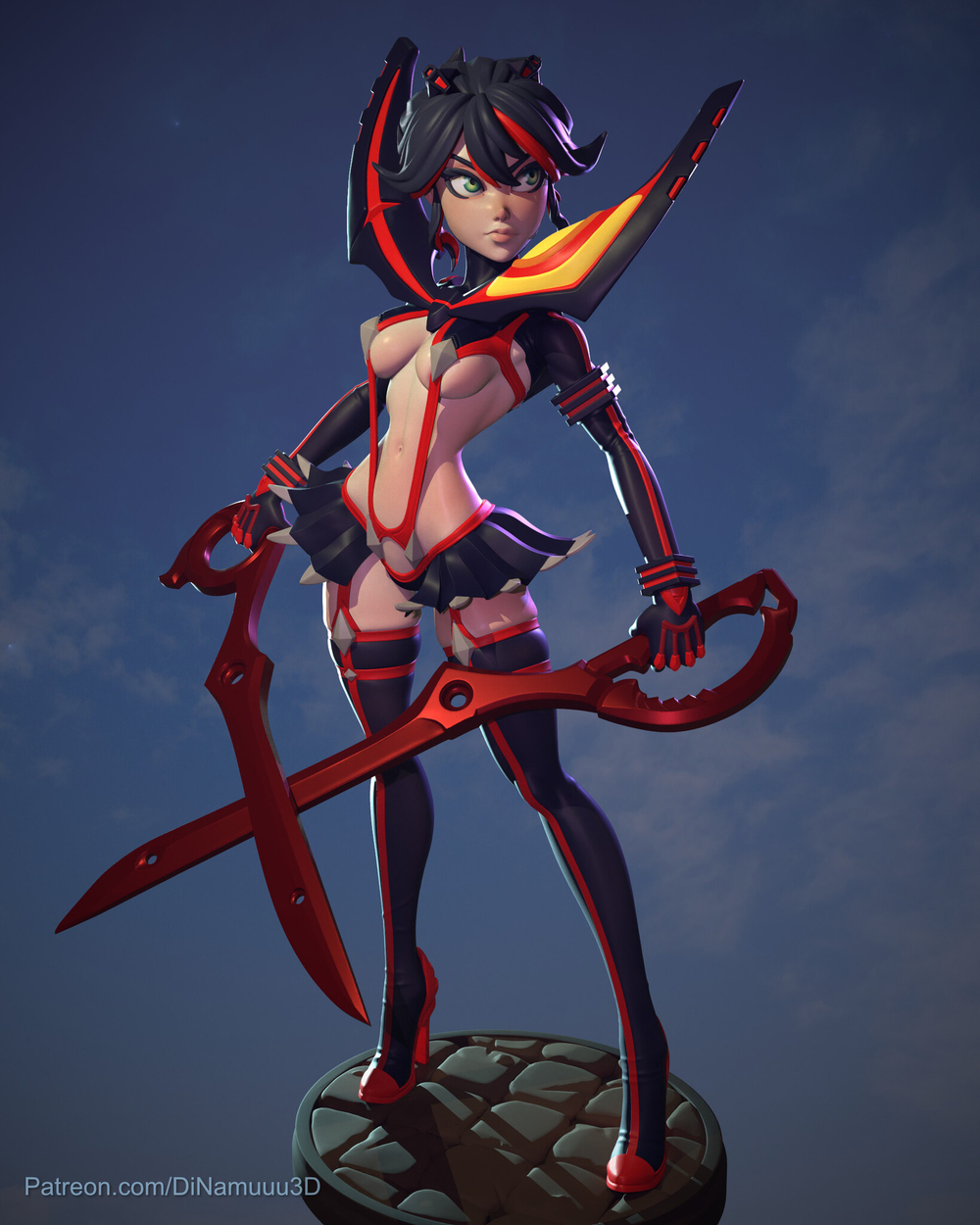 Рюко Матой Убей или умри Фигурка NSFW Ryuuko Matoi Kill la Kill