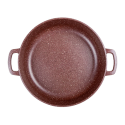 Жаровня алюминий, 3 л, антиприг, Горница, Шоколад, ж261аш