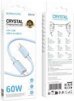шнур Borofone BX14 USB-Lightning 8Pin 2.4A 1m