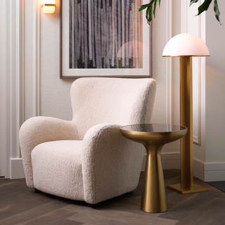 Приставной столик Side Table Lindos low арт.114033
