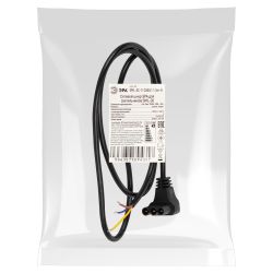 Сетевой шнур ЭРА SML-AC-3-CABLE-1.5m-B длина 1500мм для светильников SML-30