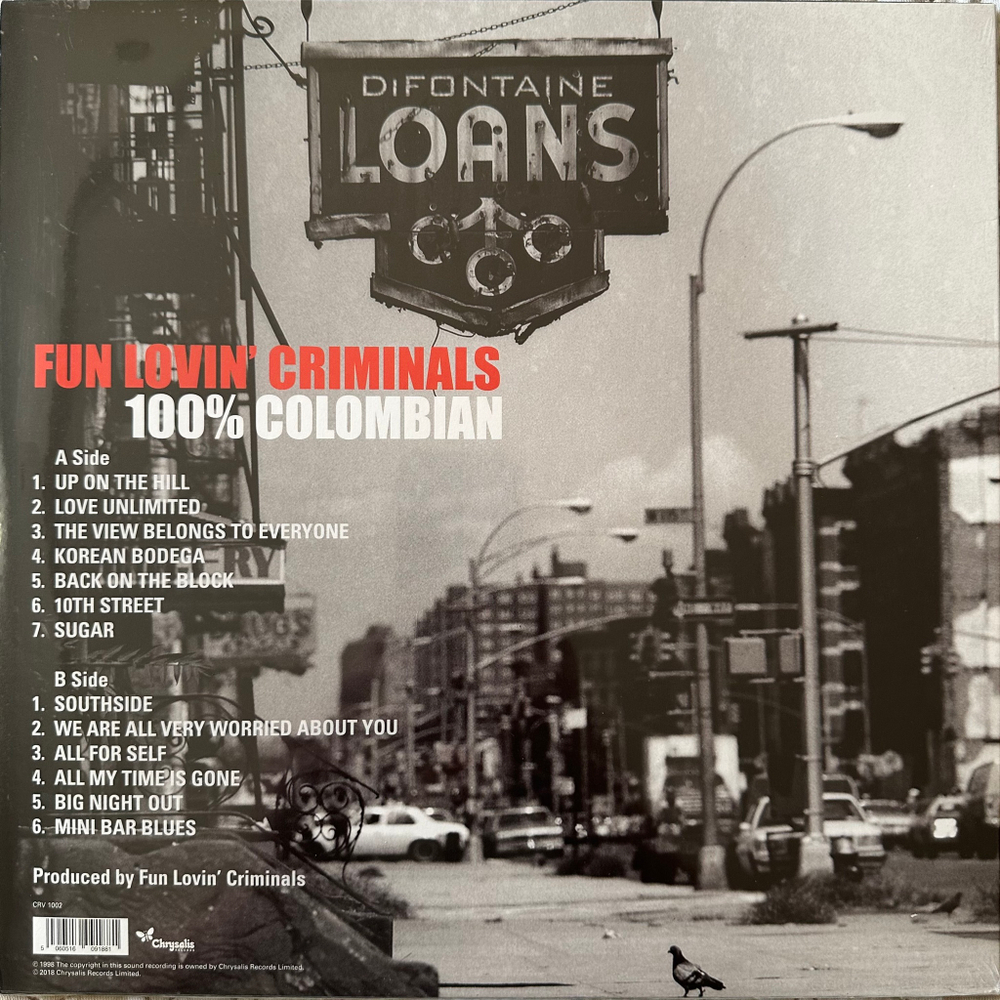 Fun Lovin' Criminals - 100% Colombian (Европа 2018г.)