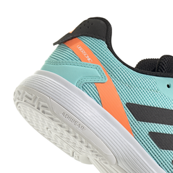 Детские Кроссовки теннисные  Adidas Ubersonic K - flash aqua/core black/lucid orange