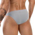 Мужские трусы брифы серые Clever Moda OOMPH BRIEF 186512