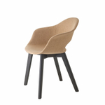 Кресло с обивкой Scab Design Natural Lady B Pop, черный бук, тортора