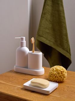 Диспенсер для жидкого мыла Slim, 280 мл, белый