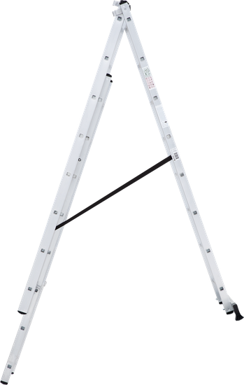 Лестница алюминиевая 3-х секционная 8 ступеней Новая высота NV1230 артикул 1230308