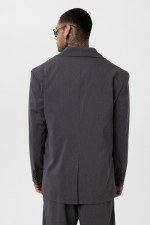 Костюм оверсайз однобортный Тёмно-серый