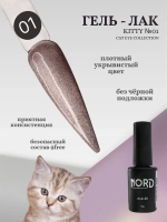 Гель лак магнитный Kitty №01 кошачий глаз 8мл