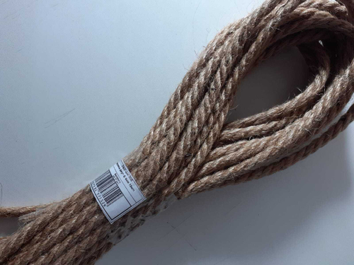 Канат джутовый крученный 6 мм.