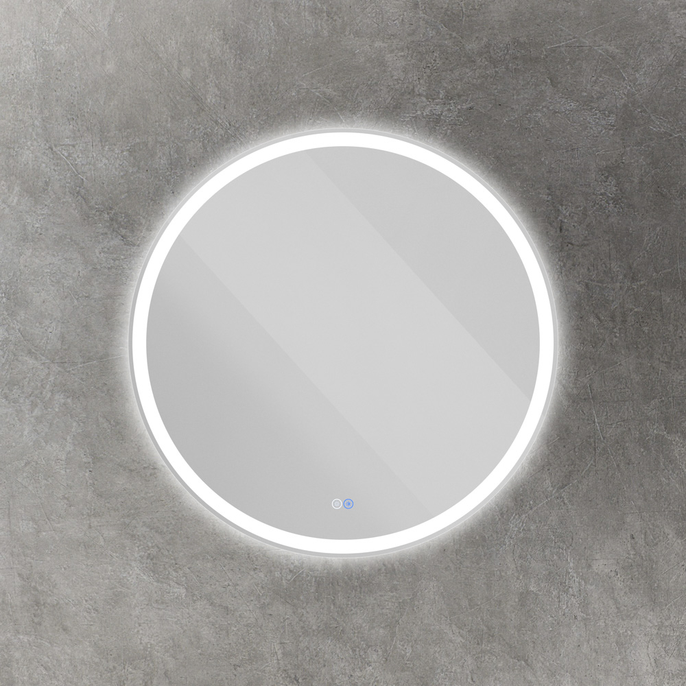 Зеркало Cezares CZR-SPC-MC-800-RGB-TCH с LED подсветкой и RGB подсветкой с сенсорным выключателем и диммером