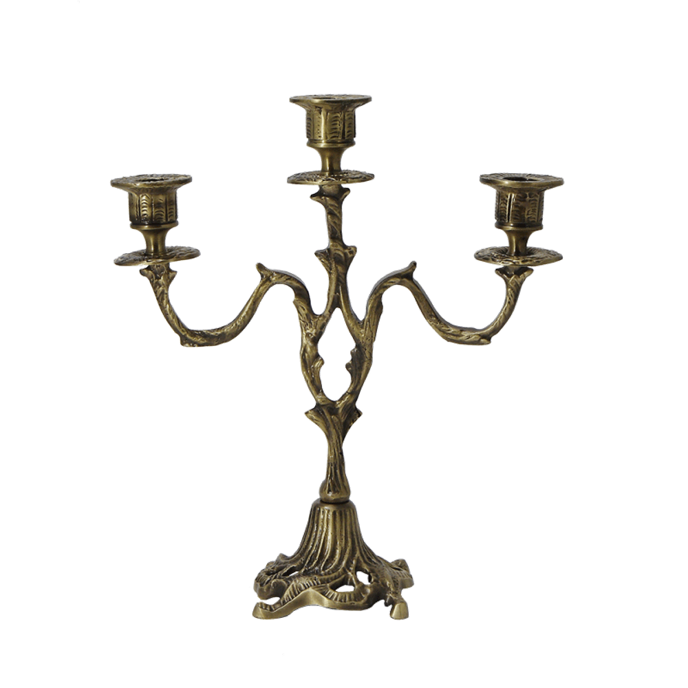 Bello De Bronze Канделябр Асти 3-х рожковый, антик