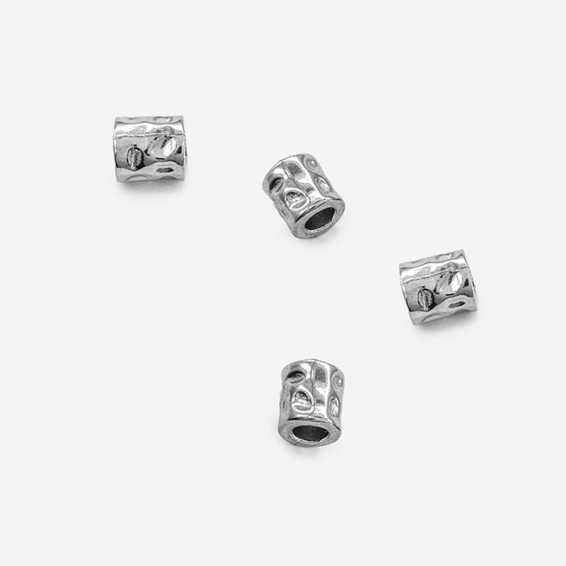 Бусина-разделитель 4,5*4мм, сталь без покрытия