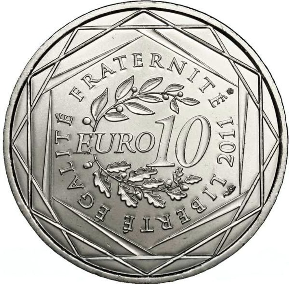 France 10 Euro 2011 – Mayotte. Silver Coin from the "Regions of France" Series