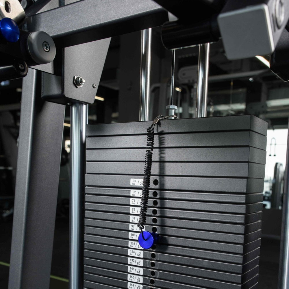 U3009C Турник, брусья с противовесом. Стек 88 кг