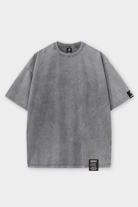 Футболка SHMOT "BLANK" GARMENT DYE Серый