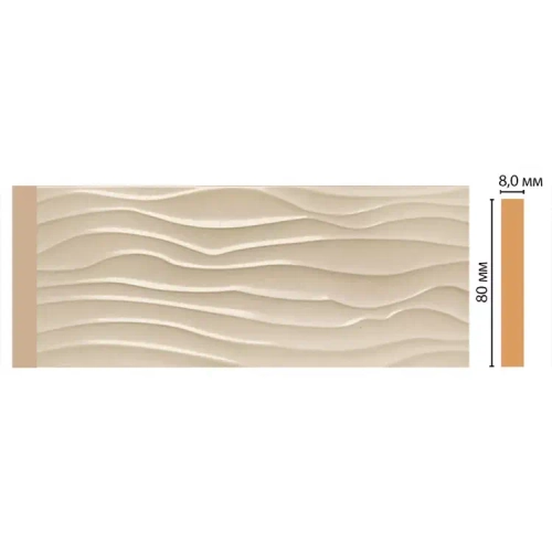 Молдинг DECOMASTER D042-61 ДМ(80*8*2400мм)