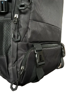 Рюкзак универсальный усиленный QOZA, черный, 17 л