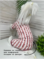 Комбинезон пыльник для собак и кошек трикотажный