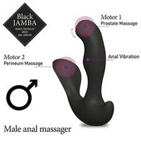 Универсальный анальный массажер 12,2см Feelz Toys Black Jamba Anal Vibrator